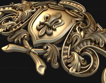 Coat of arms (GR_0214) 3D model for CNC machine